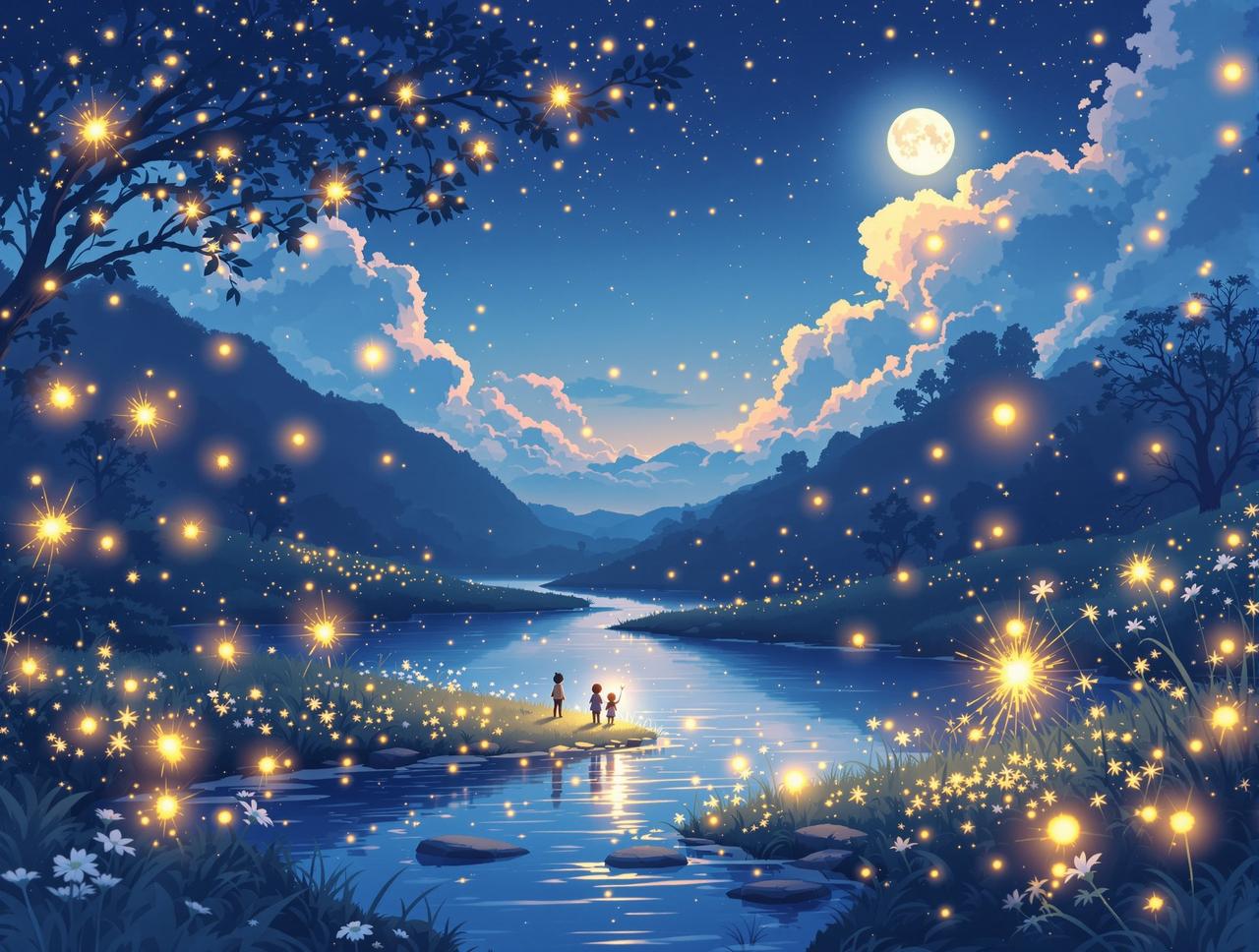夏夜物语 · 星空与萤火虫 - 漫剧官网精选专题 夏夜物语 · 星空与萤火虫